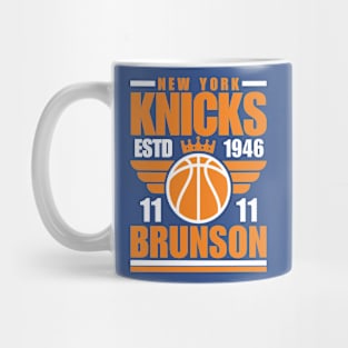 New York Knicks Brunson 11 Basketball Retro Mug